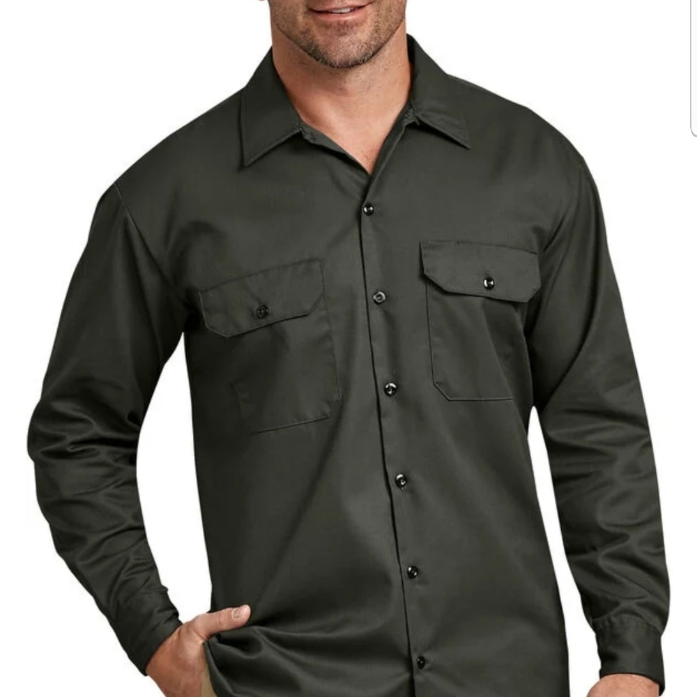 NWT Dickies Long Sleeve Work Shirt